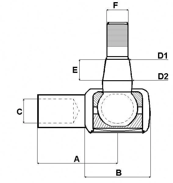 Kramp - SHP515KR - Lenkkugel