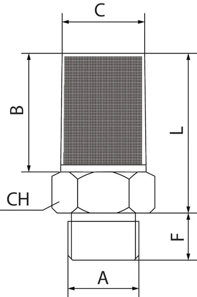 Kramp - SIL38MR - Schalldaempfer