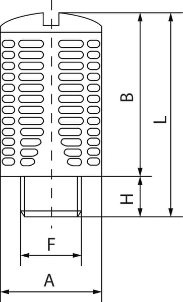 Kramp - SIL38PL - Schalldaempfer