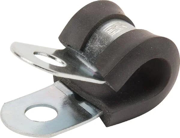 Kramp - SMSL08 - Rohrschelle 8mm, Metall Mit Gummieinlage