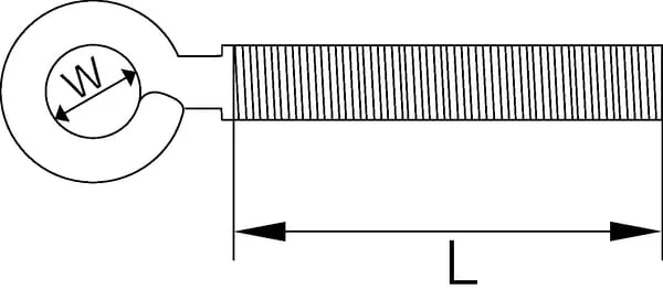 Kramp - SO0515E - Oesenbolzen Verzinkt m5x15