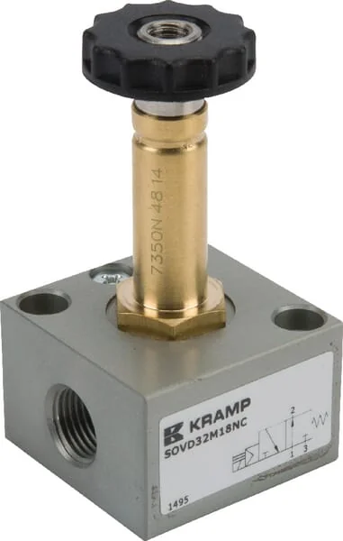 Kramp - SOVD32M18NO - Magnetventil NO-1/8" 3/2-Wege