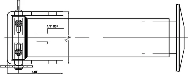 Kramp - SP65250CS - Standbock 65-250 mit Schnellkupplung