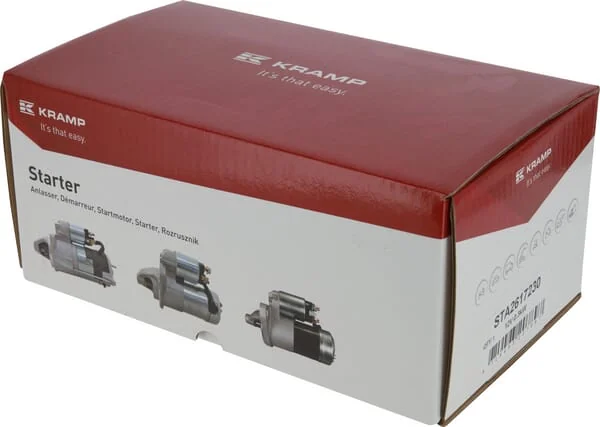 Kramp - STA2617230 - Starter 12V, 0,3KW, 9-Zähne, Rechtsdrehend