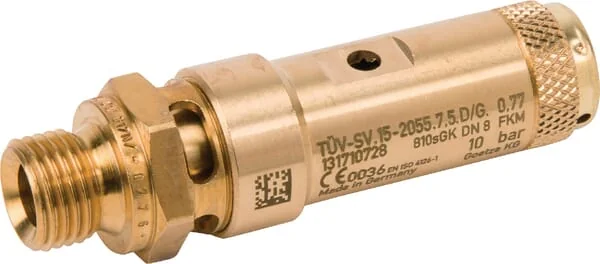 Kramp - SV2122G04M10B - Sicherheitsventil 1/4"CE 10 Bar