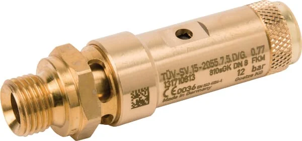 Kramp - SV2122G04M12B - Sicherheitsventil 1/4"CE 12 Bar