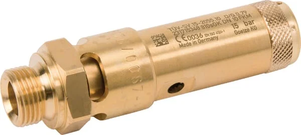 Kramp - SV2122G06M15B - Sicherheitsventil 3/8" CE 15 Bar