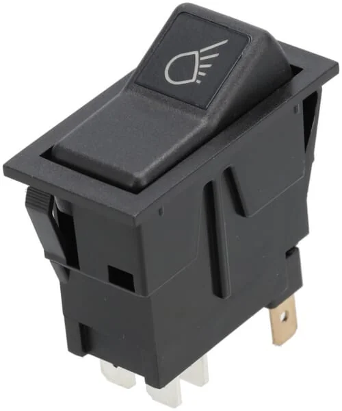 Kramp - SW10049KR - Kippschalter, I-0, Aus-Ein, 12V, 4-Polig, Arbeitsleuchte Rechts