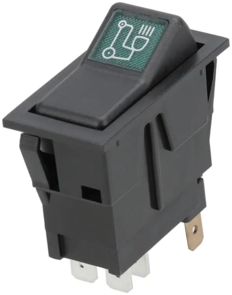 Kramp - SW10050KR - Kippschalter, I-0, Aus-Ein, 12V, 4-Polig, Zusatzscheinwerfer