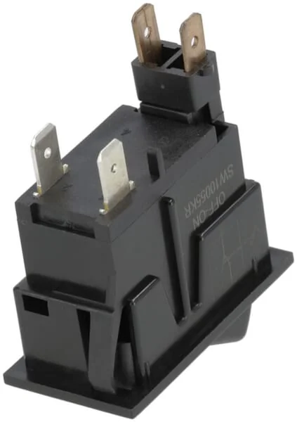 Kramp - SW10055KR - Wippschalter, I-0, Aus-Ein, 12V, 2-Polig, Rundumkennleuchte