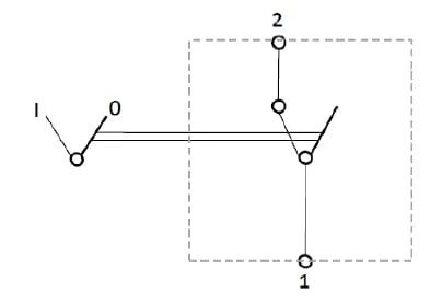 Kramp - SW10055KR - Wippschalter, I-0, Aus-Ein, 12V, 2-Polig, Rundumkennleuchte