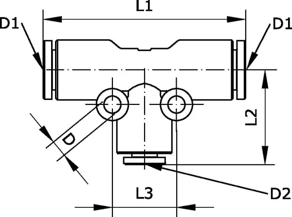 Kramp - TC686P - T-Steckverbinder Reduzierung