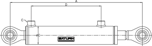 Kramp - TENNN305015011 - Hydraulische Oberlenker Kat. 1/1