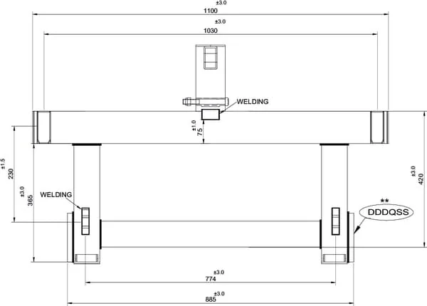 Kramp - TL150856 - Adapter von Euro-Norm auf Dreipunkt