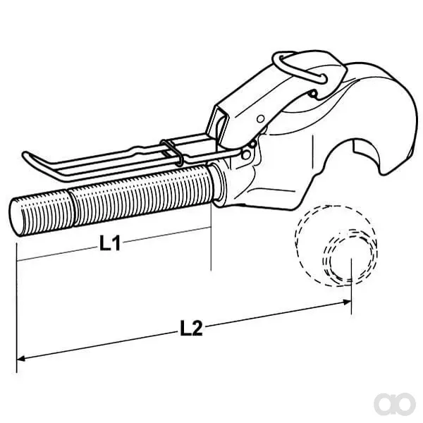 Kramp - TL303022RKR - Sicherungshaken M30x3.0 Kat. 3 Rechtsgewinde