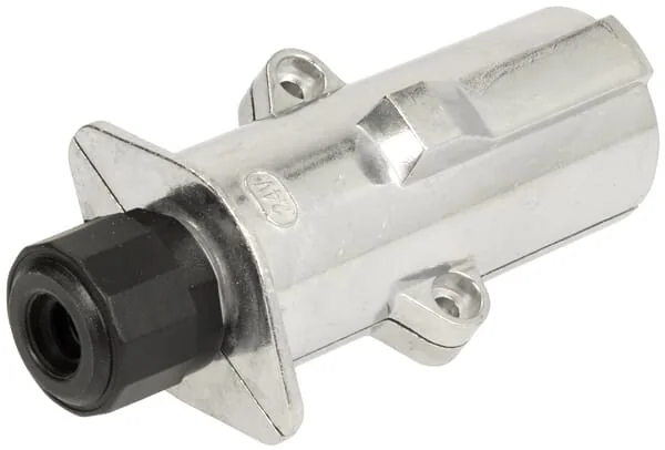 Kramp - TR00012KR - Anhängerkupplung Stecker 7-Polig Aluminium 24V Schraubklemmen