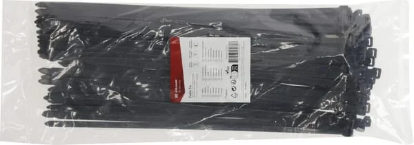Kramp - TRBFW76370BLA - Kabelbinder 7,6x370 mm, FW Schwarz, 100 Stück