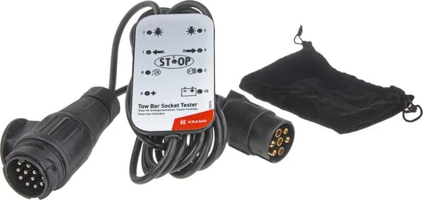 Kramp - TT2713 - 7+13-poliger Beleuchtungstester mit 3,5m Kabel