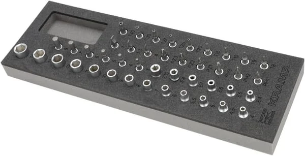 Kramp - TT800101 - Steckschlüsselsatz 1/4" 43-tlg