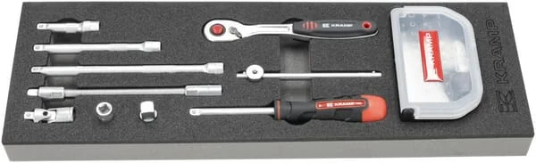 Kramp - TT800102 - Ratsche Und Zubehör 1/4" 41-tlg