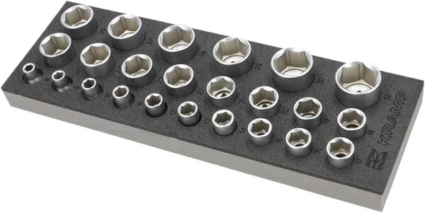 Kramp - TT800501 - Steckschlüsselsatz 1/2" 24-tlg