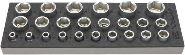 Kramp - TT800501 - Steckschlüsselsatz 1/2" 24-tlg