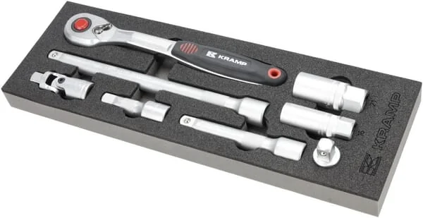 Kramp - TT800502 - Ratsche Und Zubehör 1/2" 8-tlg