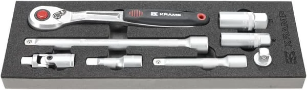 Kramp - TT800502 - Ratsche Und Zubehör 1/2" 8-tlg