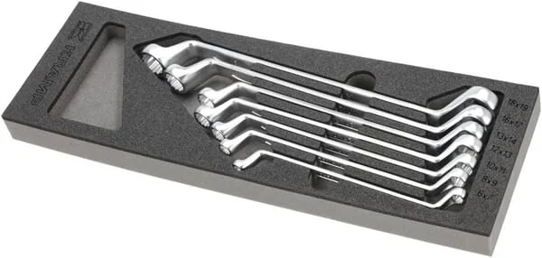Kramp - TT801501 - Doppelringschlüsselsatz 7-Teilig (6-19mm)