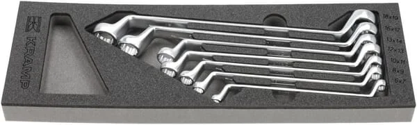 Kramp - TT801501 - Doppelringschlüsselsatz 7-Teilig (6-19mm)
