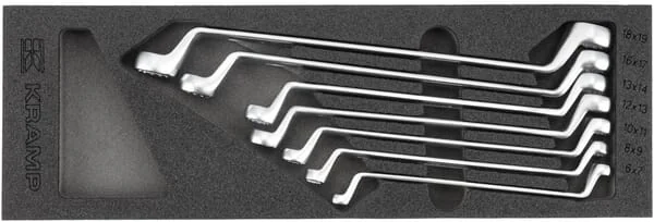 Kramp - TT801501 - Doppelringschlüsselsatz 7-Teilig (6-19mm)