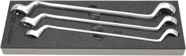 Kramp - TT801502 - Doppelringschlüsselsatz 3-Teilig (22-32mm)