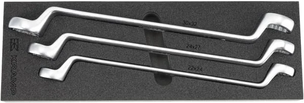 Kramp - TT801502 - Doppelringschlüsselsatz 3-Teilig (22-32mm)