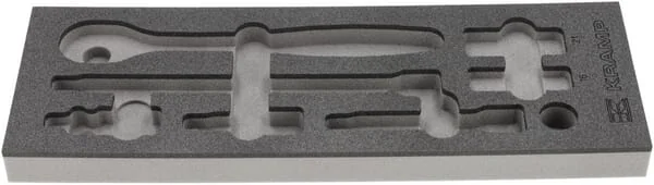 Kramp - TT850502 - Schaumstoff-Einsatz Für Steckschlüssel Und Zubehör 1/2", 8 Stück