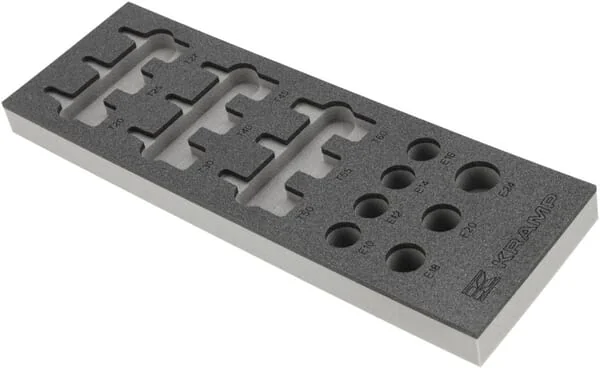 Kramp - TT850503 - Schaumstoff-Einsatz Für Steckschlüsselsatz/TORX 1/2", 16 Stück
