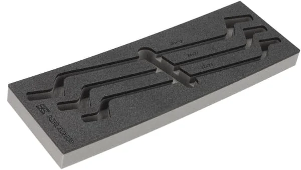 Kramp - TT851502 - Schaumstoff-Einsatz Für Satz Doppel-Maulschlüssel, 3 Stück (22-32mm)