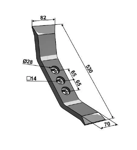 Kramp - U8610002N - Pflugschar