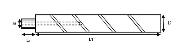 Kramp - UNSTGGS35350 - Stift