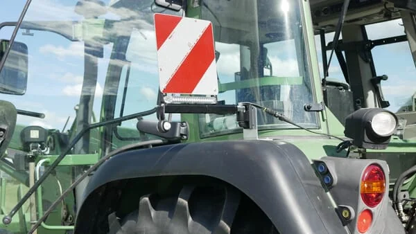 Kramp - V314DYNKR - Satz Ueberbreit-Warnschild Schnellwechsel-Teleskoptraeger Ausziehbar Rueckleuchte 12V
