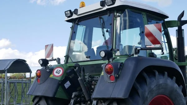Kramp - V314DYNKR - Satz Ueberbreit-Warnschild Schnellwechsel-Teleskoptraeger Ausziehbar Rueckleuchte 12V