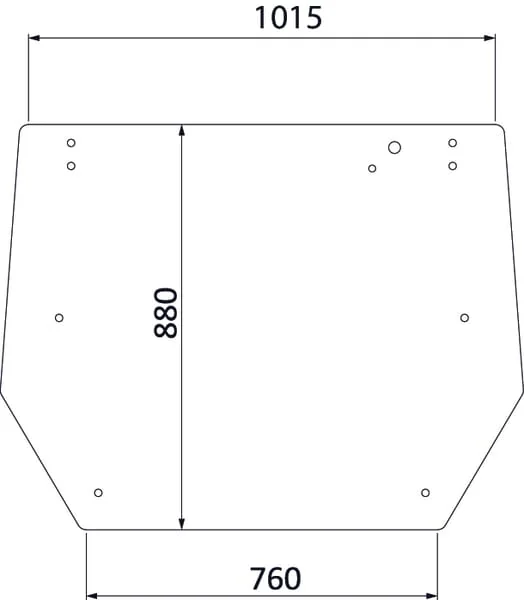 Kramp - V33118310N - Heckscheibe