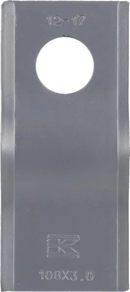 Kramp - VGCM120108KR - Mähwerk-Messer links/rechts 108x47x3 mm Loch Ø 21 mm, passend für PZ/Marangon, 25 Stück