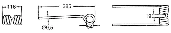 Kramp - VN99436217KR - Rotorzinke Vicon