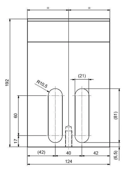 Kramp - WCB341758 - Holzhaeckslermesser 124x192x18