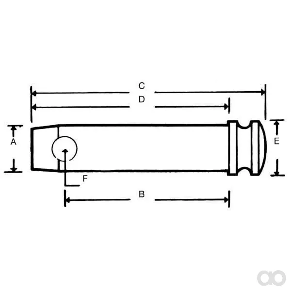 Kramp - Z322103KR - Zapfen 22x103mm Kat.1