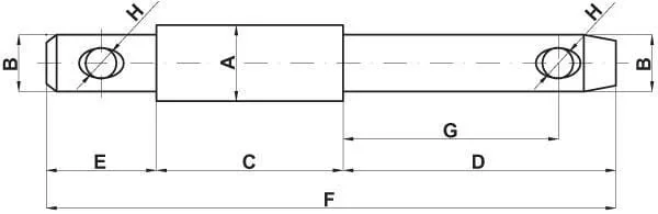 Kramp - Z328245HKR - Bolzen 22x28x22mm Kat.1/2