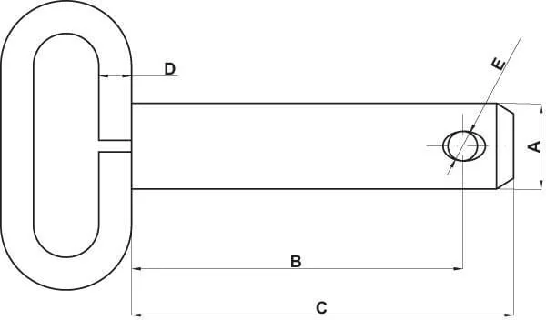 Kramp - Z522157KR - Stift Mit Griff 22x162mm