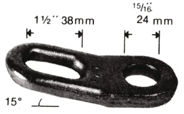 Kramp - Z790122KR - Platte 15°