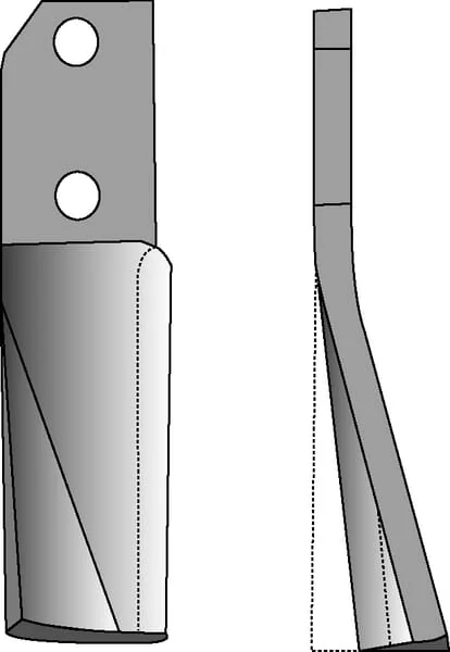 KUHN - 51916600 - Rotormesser Links 50 mm/12 mm, Geeignet Für KUHN