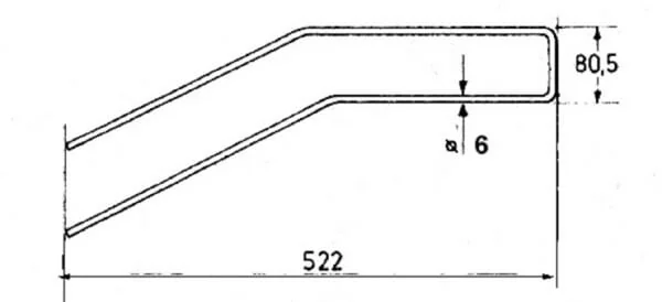 KUHN - 57502800 - Schwadbrettscheit Original KUHN